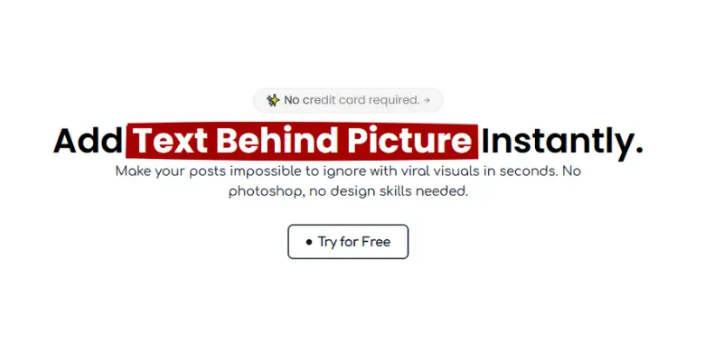 Why TextBehindPicture.com is the Easiest Way to Put Text Behind Effect